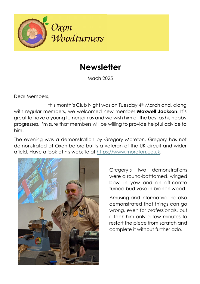 Newsletter March 2025
